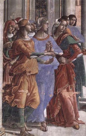 Detail of Presentation of the Virgin at the Temple, GHIRLANDAIO, Domenico